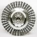 Twist Wire Wheel Wire Brush, Threaded Arbor