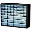 Akro-Mils 10144 44 D 20-Inch by 16-Inch by 6-1/2-Inch Hardware and Craft Cabinet, Black