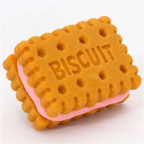 strawberry biscuit eraser from Japan by Iwako