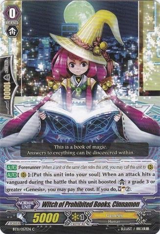 Cardfight!! Vanguard TCG - Witch of Prohibited Books Cinnamon (BT11/057) - Seal Dragons Unleashed