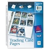 IMAGE OF Avery Trading Card Pages, Acid Free, Pack of 10 (76016)