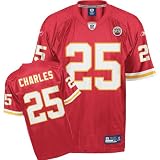 Reebok Kansas City Chiefs Jamaal Charles Youth Replica Jersey Medium