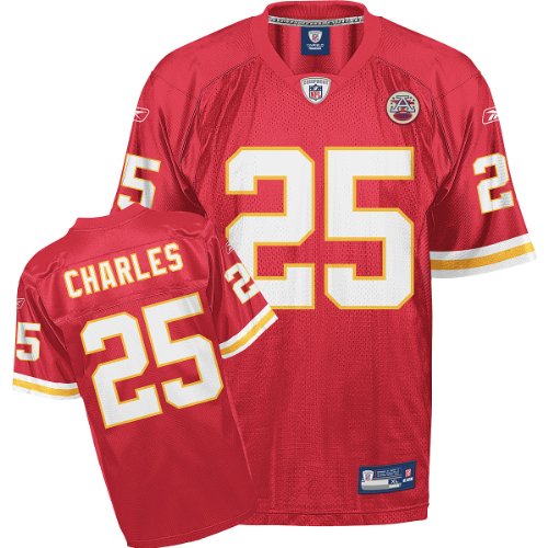 Reebok Kansas City Chiefs Jamaal Charles Youth Replica Jersey Large