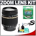 Tamron 18-250mm f/3.5-6.3 Di II LD (IF) Macro Lens with UV Filter + Cleaning Kit for Canon EOS 5D 30D 40D Digital SLR Cameras