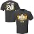 Matt Kenseth NASCAR #20 Dewalt Fan Up T-Shirt-Grey