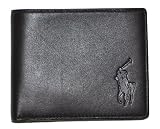 Ralph Lauren Men Big Pony Logo Lambskin Billfold Wallet