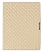 Laurex Faux Leather Case for Apple iPad 2, Diamond Texture Embossed – Pearl White