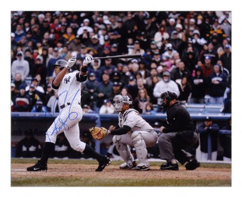 Alex Rodriguez New York Yankees - Hitting - Autographed 16x20 Photograph