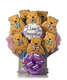 Gourmet Food : I Love You Beary Much Cookie Bouquet, 12