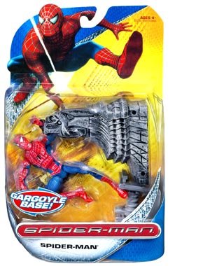 51e9xAMQ%2BZL Spiderman Classic Trilogy Heroes Action Figures   Spiderman With Gargoyle Base