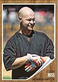2011 Topps Heritage Baseball Card # 182 Cody Ross - San Francisco Giants - MLB Trading Card in Screwdown Case