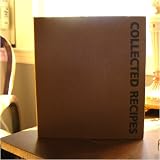 Collected Recipe Organizer - Binder