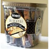 NONNI's Authentic Italian BISCOTTI Traditional 25 Count Tub Net Wt 1 lb 15.2 OZ (885g)