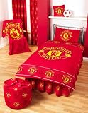 Manchester United Single Fitted Valance Sheet. Matches duvet and curtains
