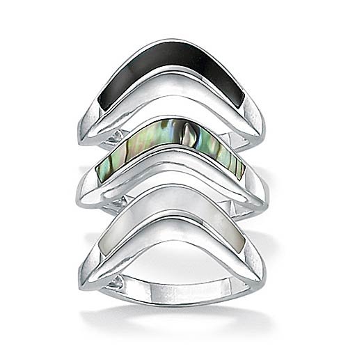 3 Piece Silver Stackable Ring Set