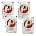 Washington Redskins 4pc 2oz Square Shot Glass Set NFL Football
