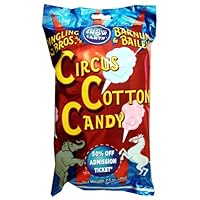 Ringling Bros. and Barnum and Bailey Circus Cotton Candy, 2.5-Ounce Bags (Pack of 24)