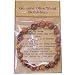 Elastic Olive wood religious bracelet with Silver tone Crucifix *** packed as a gift with special Certificate of Authenticity and origin and a FREE Lord's Prayer gift card