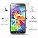 Doryum Anti Scratch 0.3mm Thin Tempered Glass Screen Protector for Samsung Galaxy S5 Color Red