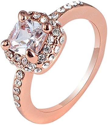 The New 18k Gold Fashion Austria Crystal Wedding Rings Engagement Ring 0065 (20mm)