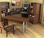 U-Shaped Desk Set 2 in Tuscany Brown - Inspiration - Bestar Office Furniture - 91854-63