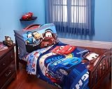 Disney - Cars Max Rev 4-piece Toddler Bed Bedding Set