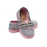 【TOMS】CLASSICS GREY CHAMBRAY PINK SERAPE トムス キッズ/ベビースリッポン 10006624 (T7(14cm)) [並行輸入品]