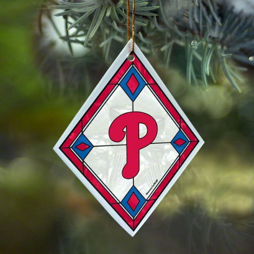 MLB Philadelphia Phillies Art Glass Ornament