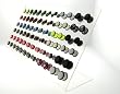 Set of 36 Acrylic Fake Plugs - 16g Wire - Comes with Acrylic Display