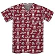 SIU Southern Illinois Scrub Top Lg
