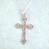 Sterling Silver Filigree Cross Necklace