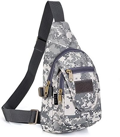 TESOON Multi-functional Outdoor Sports Chest Bag Sling Bag Pack ACU