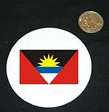 3 button / pin printed with Antigua and Barbuda