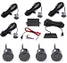 Gray 4 Sensors Of Reversing Car Parking Sensor Radar Detecto
