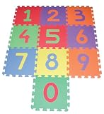 Edushape Edu Tiles - Numbers, 10 Piece Set