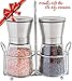 Silva Salt and Pepper Grinder Set + Matching Stand | Salt and Pepper Grinder Shakers - Salt Grinder - Pepper Grinders