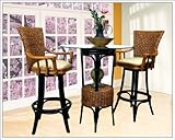 IMAGE OF Boca Rattan 95020 Biscayne Bistro Table in Royal Oak with Glass Top