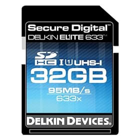 Delkin 32 GB Elite 633X SDHC UHS-I Memory Card (DDSDELITE633-32GB) by 