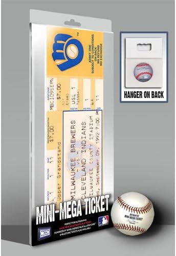 Robin Yount 3000 Hit Mini-Mega Ticket - Milwaukee Brewers