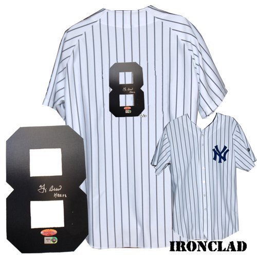 Yogi Berra Authentic New York Yankees Pinstripe Jersey w/ HOF 72 Insc