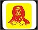 Mouse Pad with man, picture, Indian, painting, Native American, Alaska, outline, face