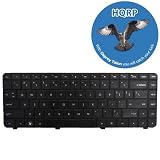 HQRP Laptop Keyboard compatible with HP G42-365TX / G42-366TU / G42-366TX / G42-367CL Notebook Replacement plus HQRP Coaster