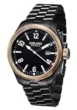 Golana - TE120-2 - Montre Homme - Quartz - Analogique - Bracelet Acier Inoxydable Noir