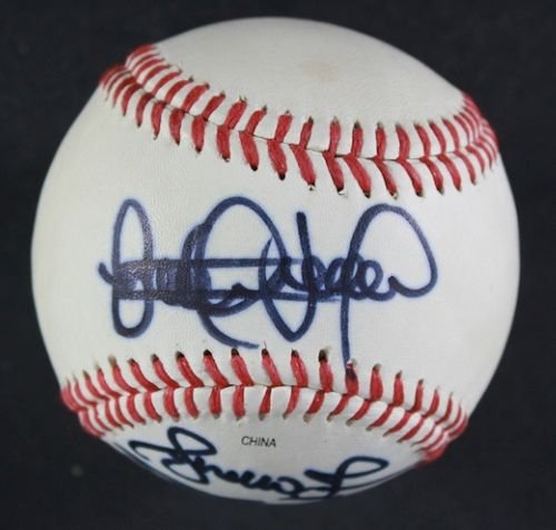 Elvis Andrus, Andruw Jones & C.J. Wilson Autographed Rawlings Baseball - Texas Rangers
