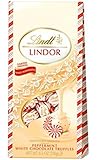 Lindt Lindor Holiday White Peppermint Chocolate Truffles, 8.5 Oz Limited Edition