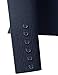 BIADANI Women Long Sleeve V-Neck Cardigan Sweater Navy Medium