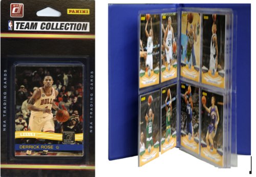 NBA Chicago Bulls Licensed 2010-11 Donruss Team Set Plus Storage Album