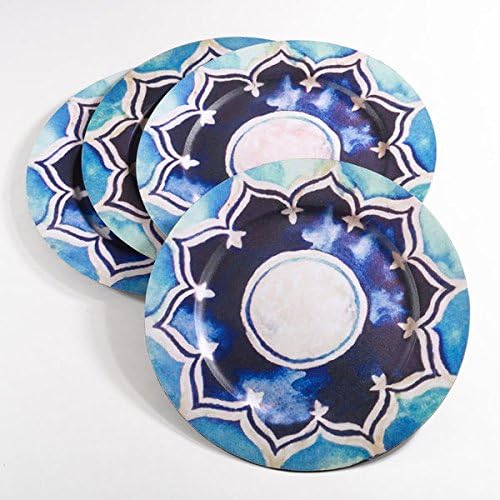 Decorative Collection Moroccan Design Charger Plate (Set of 4)