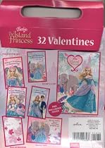 Barbie The Island Princess 32 Valentines with Free Poster