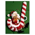 Bucilla Santa Candy Cane Wall Hanging Kit [Warning: Choking hazard small parts]